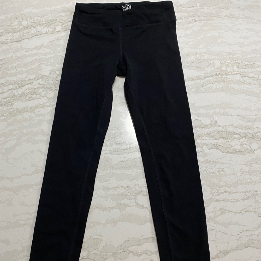 EUC Athleta Girl Chit Chat Tights- black- M (7/8)